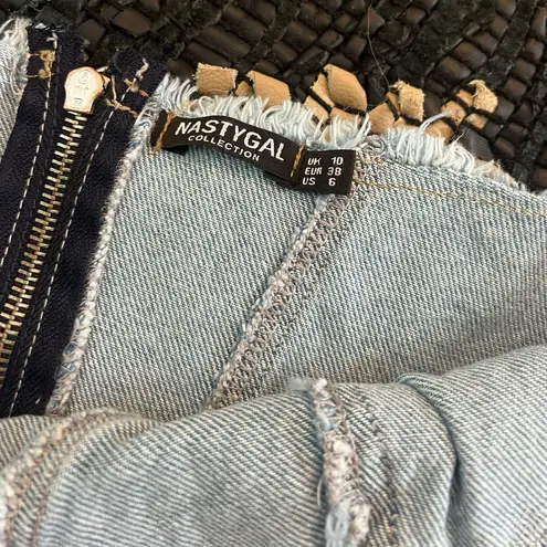 Nasty Gal Denim Crop Top