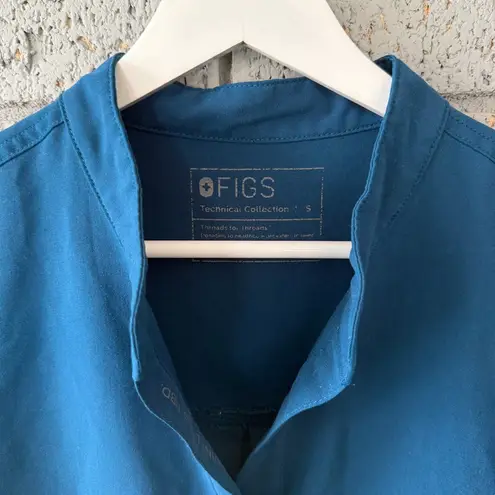 FIGS  Rafaela Scrub Top - Deep Reef