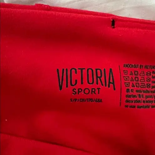 Victoria Sport Knockout Red Tight with Lace Mesh Detail Size Small