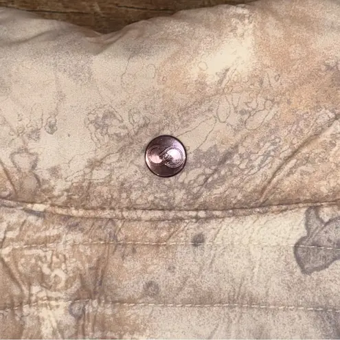 Calia by Carrie Underwood Moto Hybrid Faltering Puffer Jacket Cameo Blush Pink Size XS