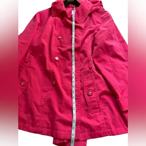 Gallery Woman Pink Double Breasted Jacket Size 2X Casual Fall Lightweight