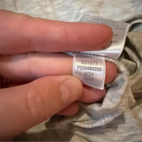 Garnet Hill Garnet Hill Drape Neck Top Women’s Size Large Gray Lightweight Casual