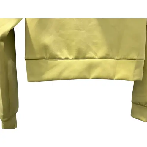 Marciano Los Angeles Lime Green Hooded Sweatshirt Size XS Cropped Women's Casual