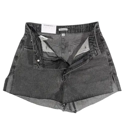 We Wore What The Boyfriend Short Washed Grey 24 NWT