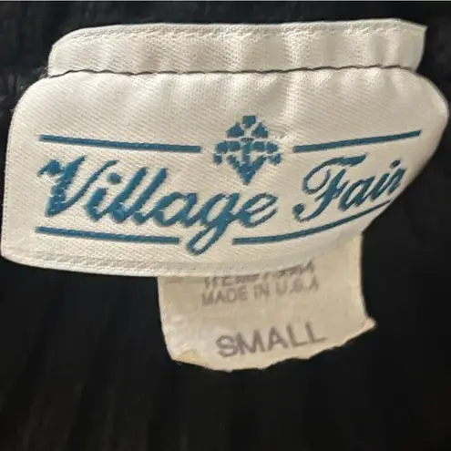 Vanity Fair Vintage 80s Sparkle Chunky Knit Pullover Holiday Sweater Size Small