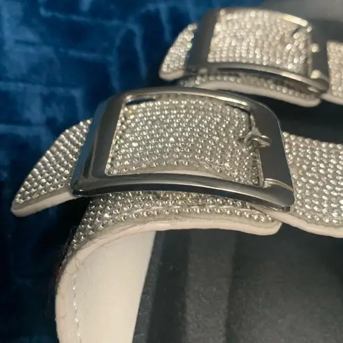 Women's Madden NYC Slides Sandals Size 11 Silver