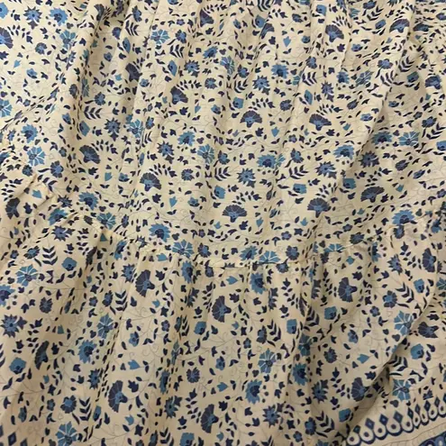 Christy Dawn NWT Basil Dress in Larkspur Ditsy Field Silk-Cotton