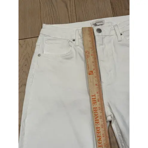 Driftwood Sundance Jeans Womens 29 White Stella Classic Straight High Waist