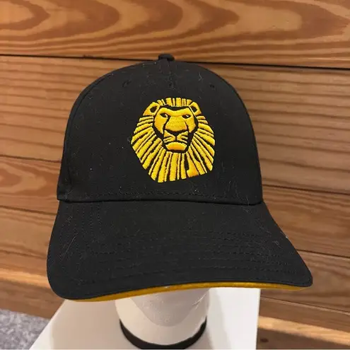 Disney  Presents The Lion King Hat Broadway Black Gold Retro Y2k Skater Street