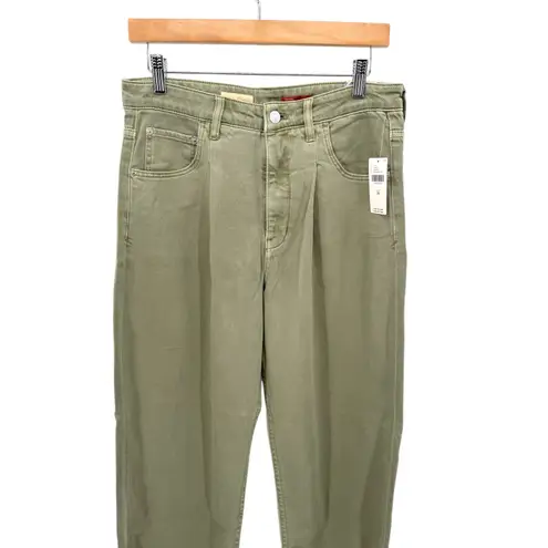 Pilcro The Breaker Relaxed Wide Leg Jeans Moss Green Soft Denim Size 30 NWT