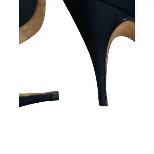 Manolo Blahnik London NY Women’s Black Shoes/ Heels 4" refurbished SKU 2140