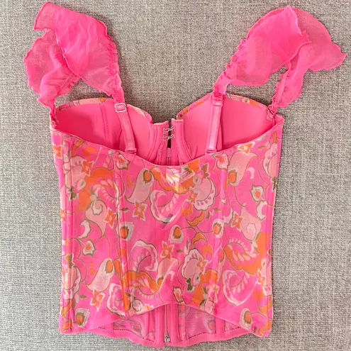 Necessary Objects Floral Corset