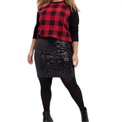 Torrid ✨ Sequin Mini Skirt – Size 1 ✨
