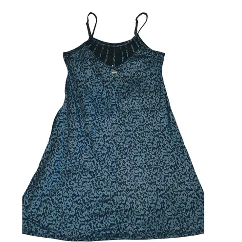 prAna Granite Springs Dress Women's Small Blue Adjustable Straps Pockets EUC