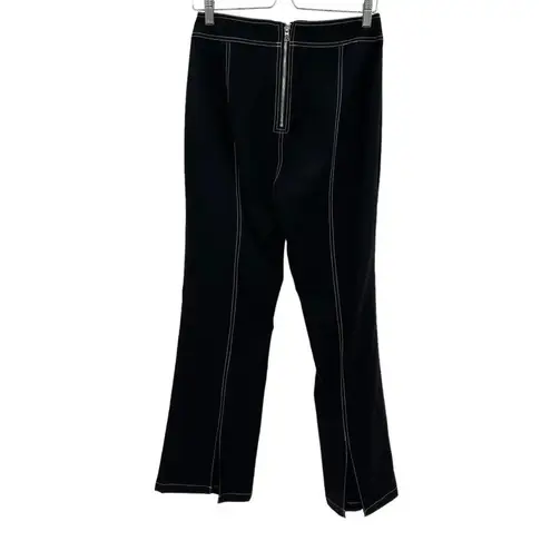 Tiger Mist  Black Stitch Seam Flared Zip Back Pants Size Medium‎ thumbnail 5