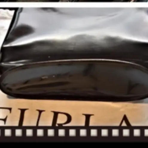 Furla Designer Black Leather Bag