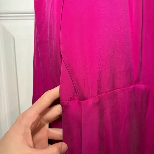 Milly Emalee Silk-Blend Ruffle Dress *FLAWED*