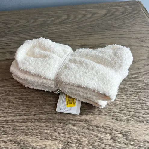 Barefoot Dreams  CozyChic Bridal Sock Set Ivory/Pink Cozy Bride Socks