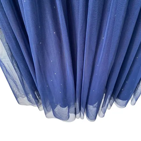 Moulinette Soeurs Anthropologie Tulle Skirt Brocade Dress Size 6 Floral Velvet