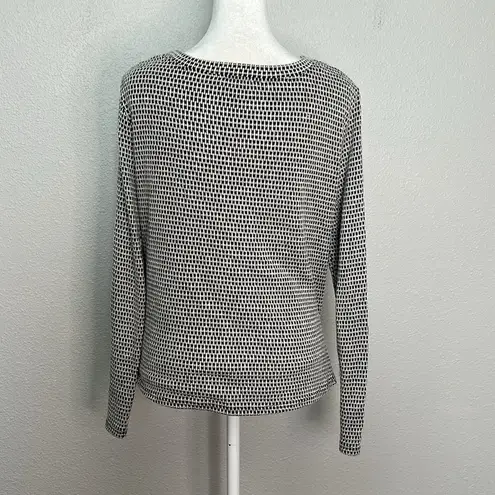 BCX Twist Front Long Sleeve Top Size Medium