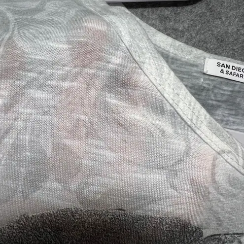 San Diego Zoo Safari Park Elephant Graphic Print White T