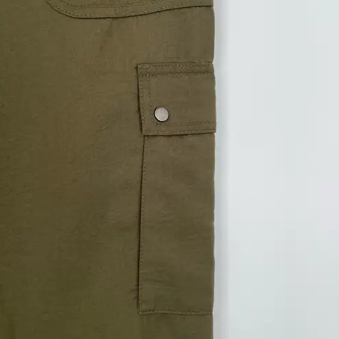 Elevenses Anthropologie Womens Olive Green Cargo Utility Jogger Pants Size 6