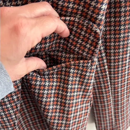 Maeve by Anthropologie Asymmetrical Houndstooth Blazer Jacket Size XS