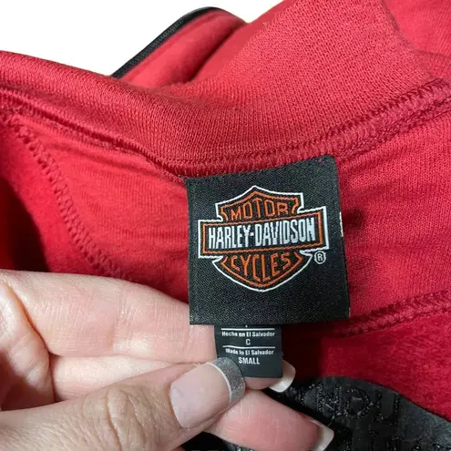 Harley Davidson Logo Embroidered Zip