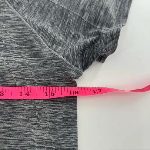 Athleta  speedlight seamless short sleeve tee heathered gray M