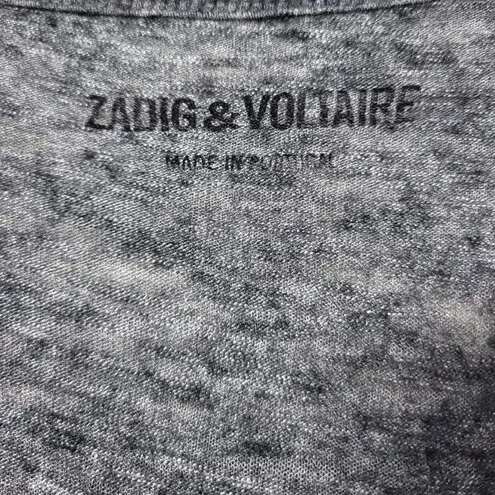 Zadig & Voltaire Winter Fringes Wool/Angora Blend Mini Dress in Grey