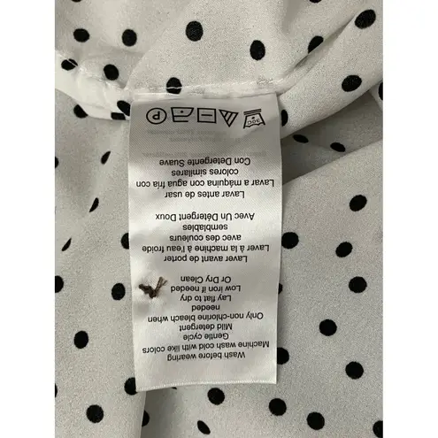 A pea in the pod Maternity Gray Polka Dot Tunic Top Long Sleeve Size M - Image 7