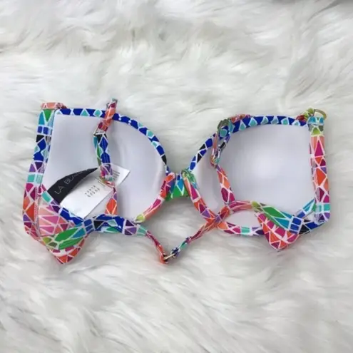 La Blanca  Rainbow Colorful Bikini Top