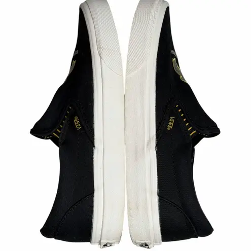 Vans x Harry Potter Shoes Womens 7.5 Black Hufflepuff Classic Slip On Streetwear