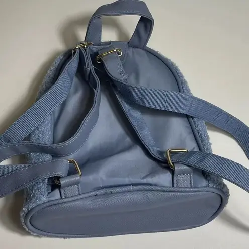 Disney  Stitch Blue Plush & Gold Mini Backpack Bioworld Lilo and Stitch RARE thumbnail 7