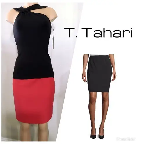 T Tahari T. Tahari red pencil skirt. Size 8. NWOT