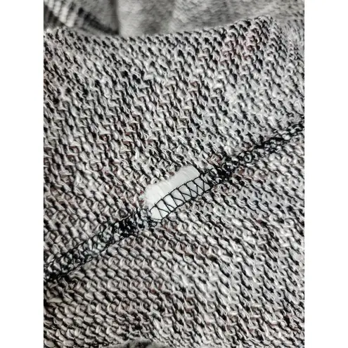 Acemi Women's Cardigan Gray Chevron Tight Knit High Low Lightweight Long Sleeve