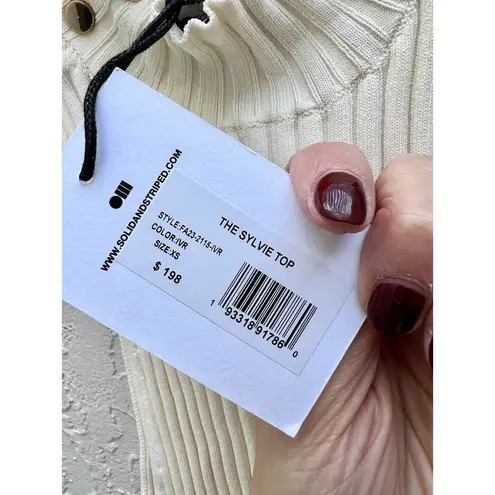 Solid & Striped NWT The Sylvie Top And The Yvette Skirt Set Ivory Womens Size XS