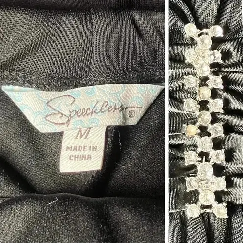 Vintage Y2K Black Halter Hoco Cocktail Dress. Whimsigoth Fairy Sparkle. Small.