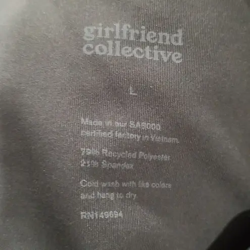 Girlfriend Collective đź’•GIRLFRIENDđź’• Compressive High-Rise 7/8 Legging Moon Charcoal Gray L NWT