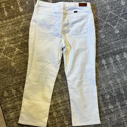 Wrangler  Women's High-Rise Rodeo Straight Leg Crop Jean White - Size 14/32 - NWT