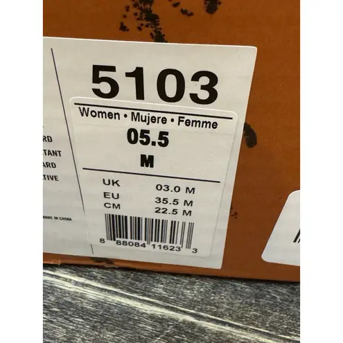 NEW RED WING WORX Composite TOE SHOES SIZE 5.5 M Black