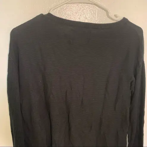 Calvin Klein Jeans  Crewneck Sweater Black Ribbed