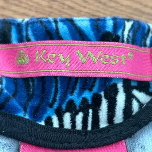 Key West Zebra Pants Blue Black Size 4
