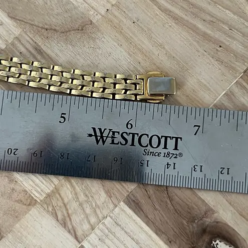 Citizen Eco-Drive Solar Ladies Watch Gold Tone Bracelet Black Dial