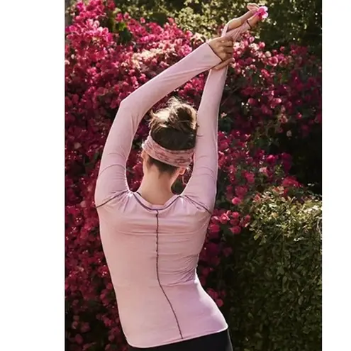Free People FP Movement x Hatch NWT Right On Run Pink Haze Layer Maternity Long Sleeve Top - Image 7