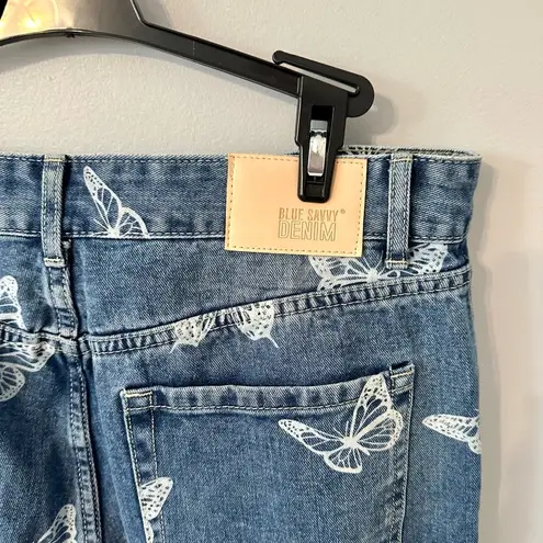Blue Savvy Butterfly Jeans, size 13/21 (Juniors)
