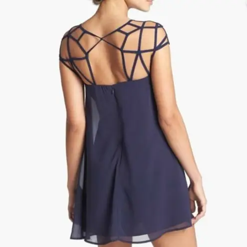 Keepsake  The Label Dare You Mini Dress in Navy, Sz XS