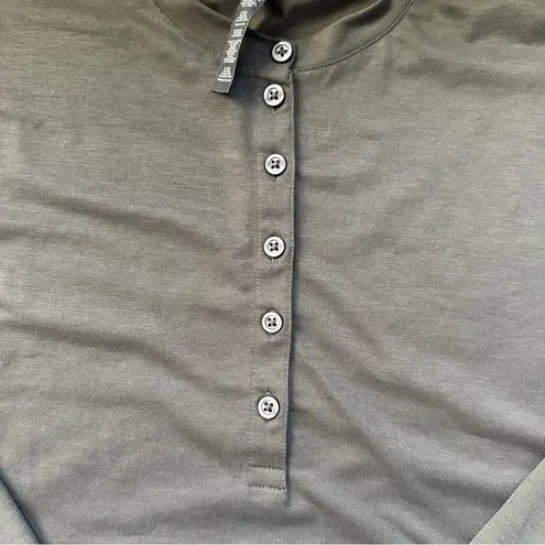 Vuori Avalon Henley in Oregano Green Size X-Small XS Boxy Cropped Long Sleeve