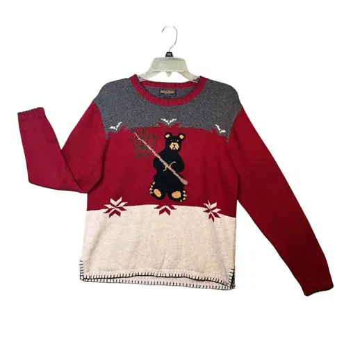 Woolrich Sweater Bear Christmas Holiday Pullover Cute Winter Cozy Gift