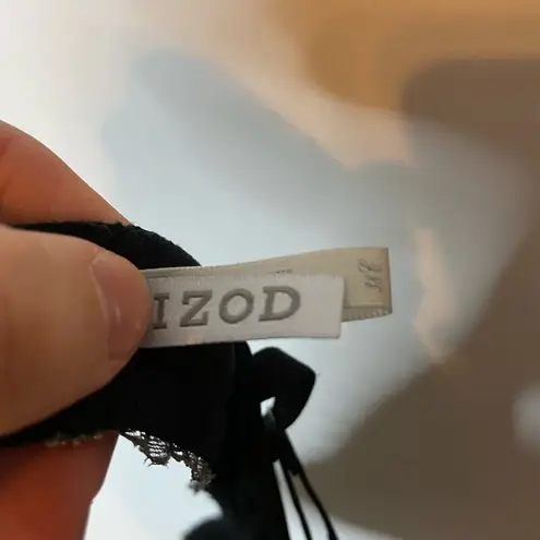 IZOD NEW Bra 38C Black Padded Lined Underwire Solid Intimates Underwear Lace